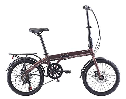 KESPOR K7 Folding Bike for Adults, Women, Men, Rear Carry Rack, Front