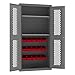 Durham EMDC36242S15B1795 Bin Cabinet, 72" Overall Height, 36" Overall Width, Total Number of Bins 15