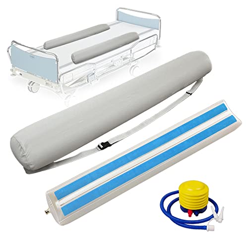 Bettgitter Aufblasbare Stoßstangen, Med Bedside Anti-Fallschutz Protect Assist Keilkissen für Bettlägerige, Patienten, ältere Menschen, Behinderte, Schwangere Cover