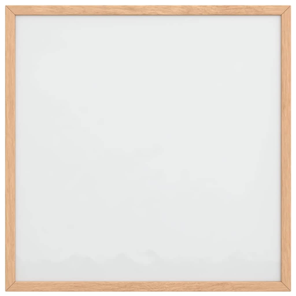 Magnetische Whiteboard Tafel mit massivem Kiefernholzrahmen 40 x 40 cm, lackierte beschreibbare Trockenlöschoberfläche, für Notizen, Planung und Büroorganisation