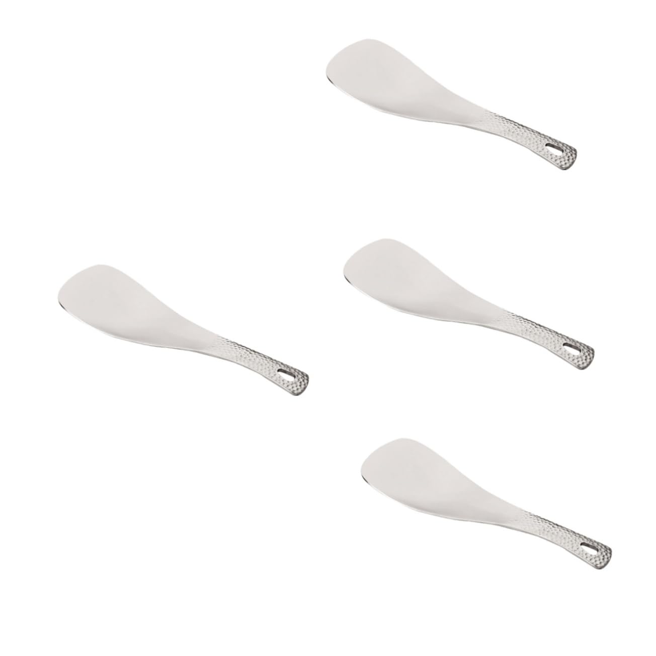 ifundom 4 Stück Löffel für Outdoor Camping Multifunktionale Leichte und Robuste Campingbesteck mit Ergonomischem für Reisen und Suppen Hochwertigem Gefertigt Rostfrei und Langlebig
