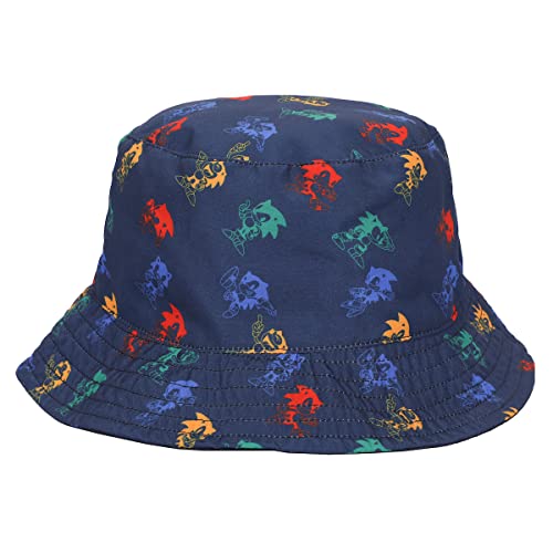 Sonic The Hedgehog Modern Navy Blue Youth Bucket Hat #TOP26