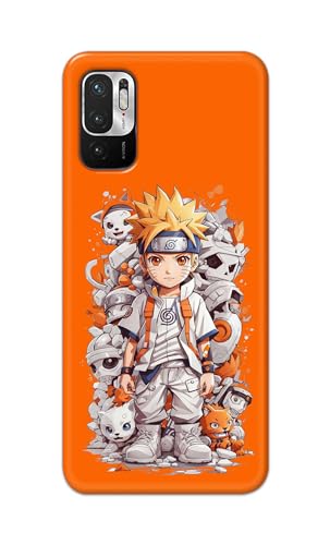 Image of PRINTFIDAA Printed Hard Back Cover Case for Mi Redmi Note 10T 5G | Mi Redmi Note 10 5G | Mi Poco M3 Pro 5G Back Cover (Famous Anime Cartoon Character) -112