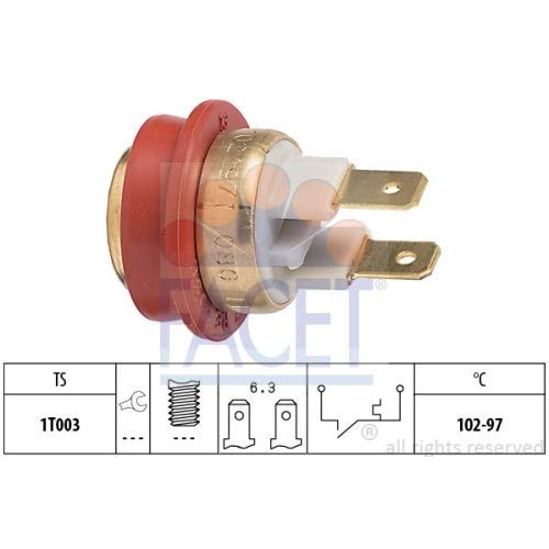 Amazon.com: FACET THERMO CONTACT 7.5208 Compatible with HONDA #OEM 