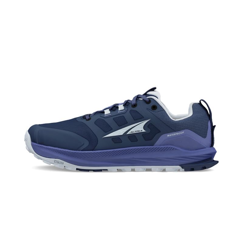 ALTRA Women's Lone Peak 9 Waterproof Low Hiking Shoe, Dark Blue, 9