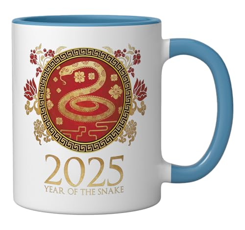 Taza de cerámica Año Nuevo Chino 2025 Serpiente Dragón miniatura 2