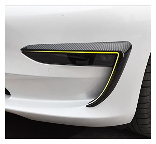 Paupière de phare avant Tesla Model 3 cache-phare antibrouillard en carbone 2017-2022 - 6