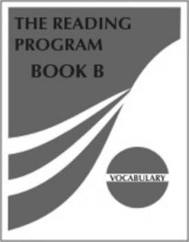 Paperback The Reading Program Book B: Vocabulary Book
