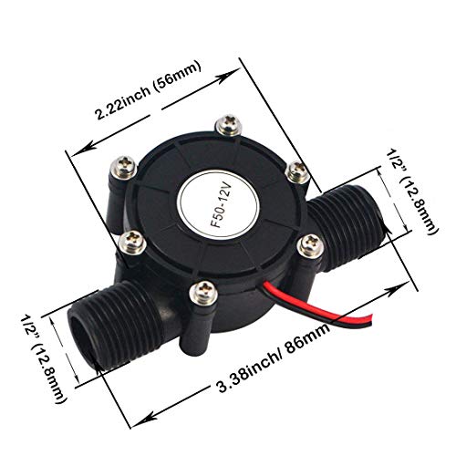 Beduan 1KL-06210-MHG Micro Water Turbine Generator Hydroelectric Power G1/2 Inch Male Thread 12V Micro Hydro Generator Changeing Tool thumb #1