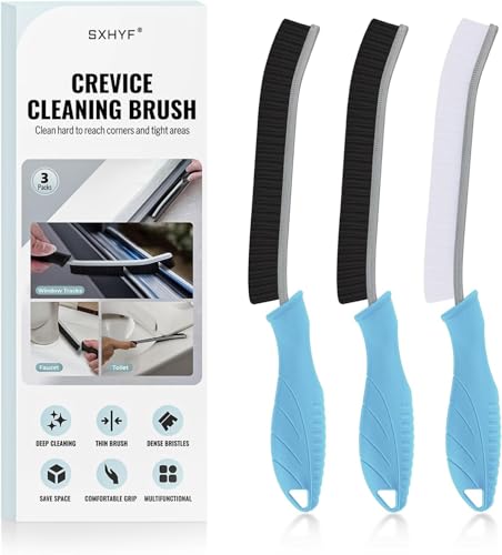 SXhyf Cepillo Limpieza Hogar: Cepillo Cerdas Duras para Grietas para Baño