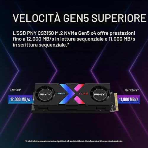 SSD Interno CS3150 XLR8 Gaming EPIC-X RGB™ 2TB M.2 NVMe con dissipatore di calore RGB - M280CS3150XHS-2TB-RB - Hdd - Immagine 2