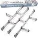 Practical Comfort Adjustable Drawer Organizer | Elegant Aluminum, Customizable, for Clutter-Free Kitchen, Junk Drawer, Office, Clinic | 9 Drawer Dividers (3 Long + 6 Short), Large 19.7" - 22" deep