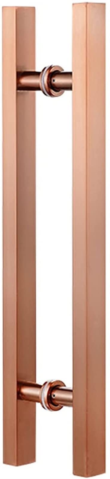 Poignée de porte coulissante en verre moderne à double face ergonomique