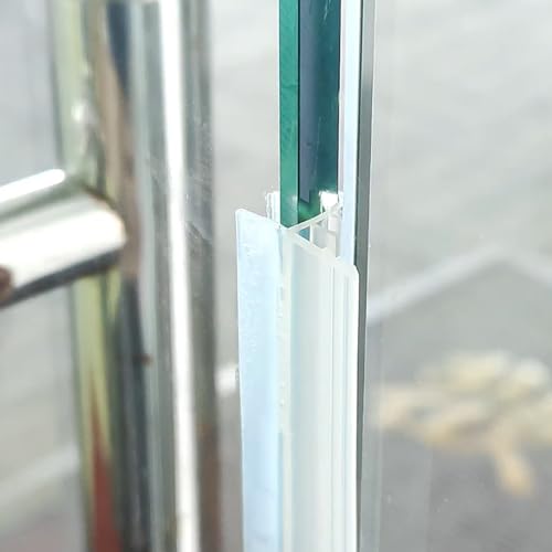 Bisagra transparente para mampara de ducha de 6-8 mm y 5 m para renovar el baño 6