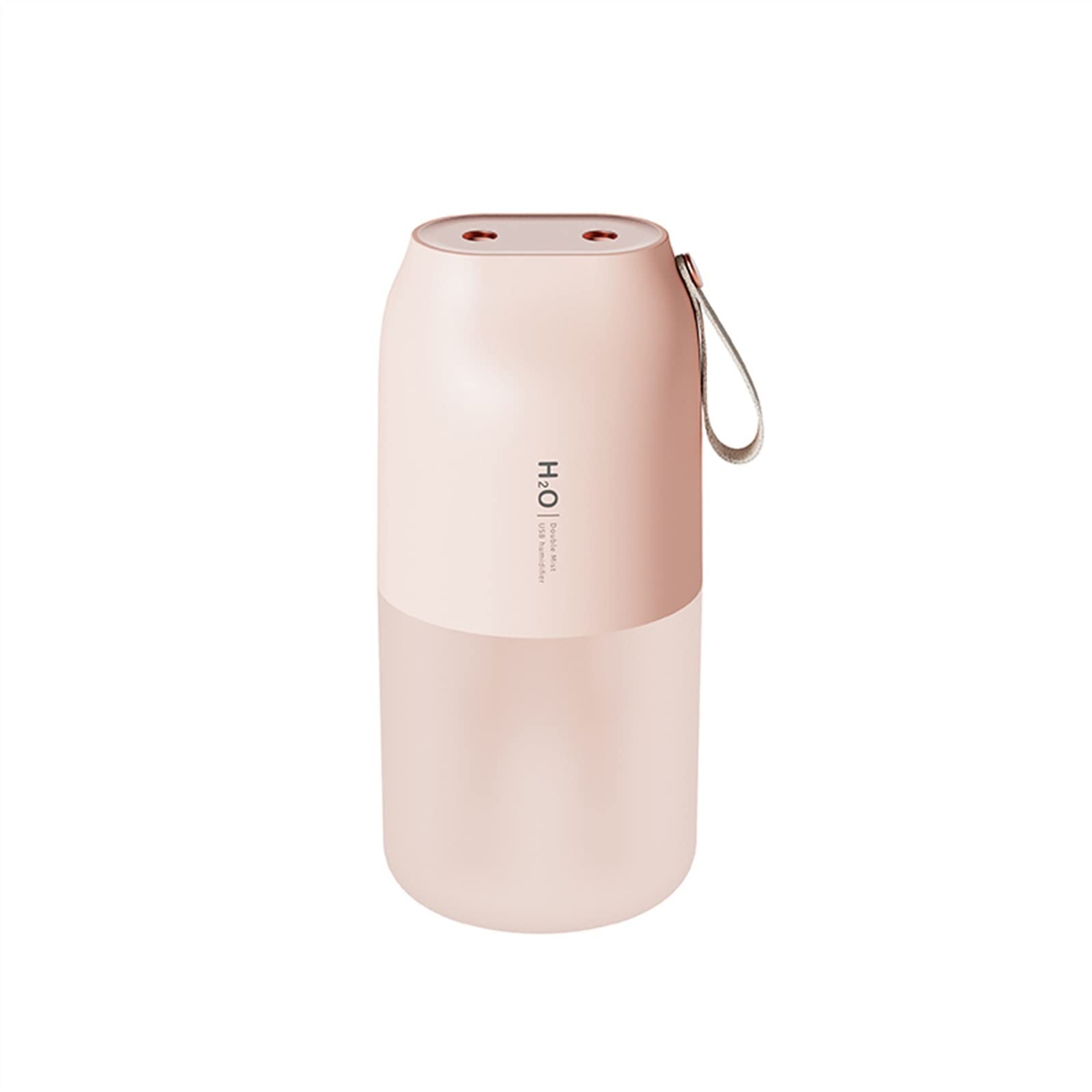 Oczyszczacz powietrza i nawilżacz Nawilżacz powietrza z podwójnym opryskiwaczem 300 ml, przenośny nawilżacz podróżny z bezprzewodowym generatorem aromatycznej mgły 2000 mAh filtr nawilżający
