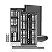 Juego de destornilladores 63 en 1 de precisión Phillips Torx Fairedear, brocas de tornillo magnético, Kit de herramientas de mano de reparación portátil para teléfono móvil portátil Grey
