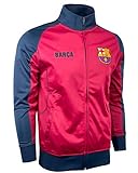 Icon Sports Boy's Barcelona Track Jacket, Licensed Barcelona Full Zip Jacket, Youth Sizes (XXX-Small (Youth Medium))