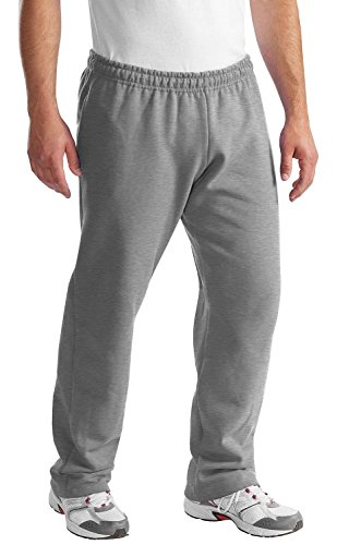 Port & Co Core Fleece Sweatpant with Pockets PC78P, Athletic Heather, Small