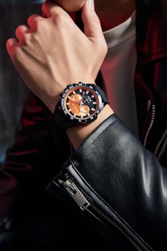 Image of Daniel Hechter Paris Pantheon Collection Pantheon Collection Unique Multifunctional Watch for Men with Textured Round Dial Silicon Strap & Date Indicator-DHM1010