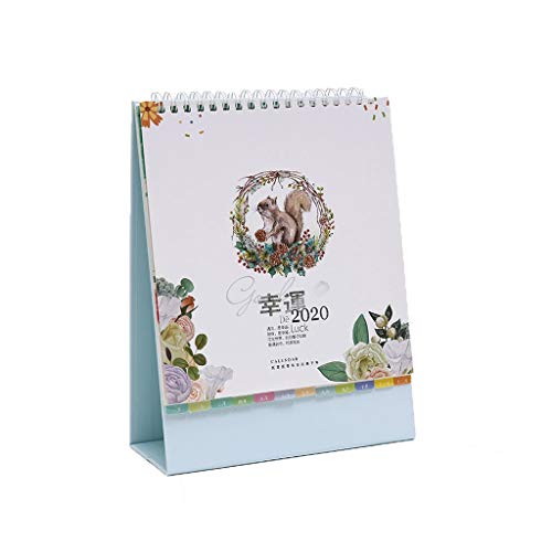 Calendarios de Escritorio Calendario 2020 Calendario creativo simple de escritorio Decoración Estudiante...