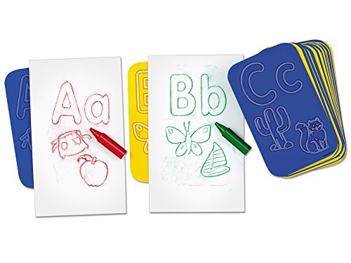 Learning Letters Rubbing Plates