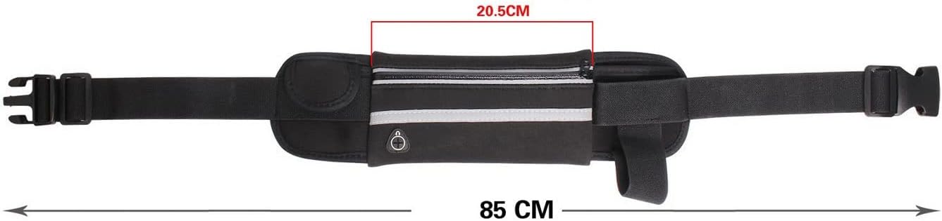 Fanny Pack Waterproof Running Waist Bag Canvas Sports Jogging Portable Outdoor Phone Holder Belt Bag Women Men Fitness Sport Accessories (4)