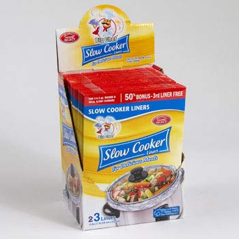 DollarItemDirect Slow Cooker Liners 3 Count in 24 pcs Display, Case of 24