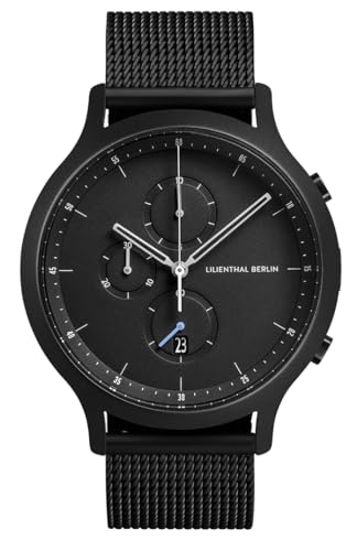 Lilienthal Berlin Chronograph All Black in schwarz