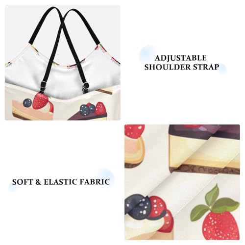 ZZKKO Fruit Cheese Cake Girls Swimsuit One Piece Bathing Suit for Baby Girls' Swimwear 3-10T3