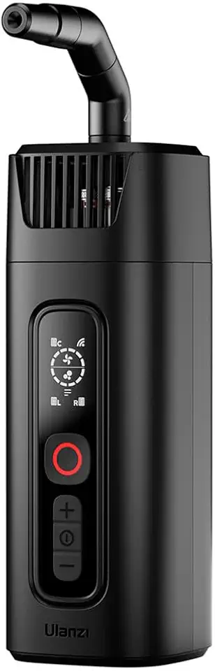 Máquina Fumaça/Neblina Portátil Ulanzi Filmog Ace Fm01 R001 Preta, 36 Efeitos de Neblina, Bateria Recarregável e Trocável, Rosca 1/4”, Ideal para Foto, Vídeo, Festas, Palco e Halloween