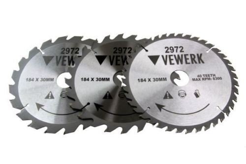 Lame de scie circulaire TCT 184mm carbure tungstène haute résistance de 20T à 40T
