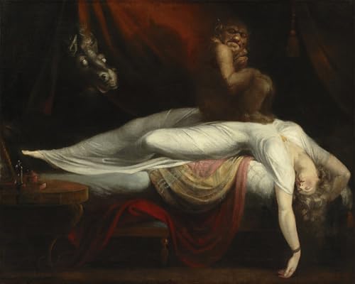 Le cauchemar de Henry Fuseli moderne art murale poster de 60x90