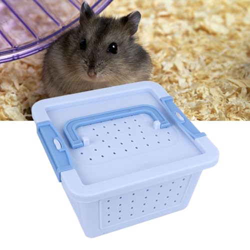 Transportador de Viagem para Hamster, Gaiola de Transporte para Hamster, Caixa Leve para Animais de