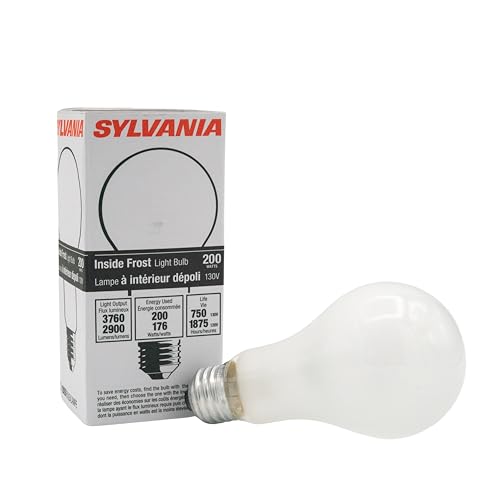 Sylvania Incandescent 200 Watt A21 E26 Base Light Bulbs Dimmable 1 Pack