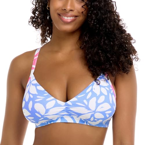 Haut de bikini D à F sans douleur au cou grâce au dos ajustable Drew Body Glove pour femme