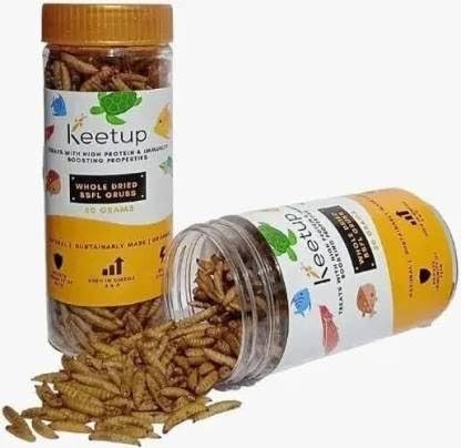 AKSHAT ENTERPRISES KEETUP Dried Black Soldier Fly Larvae Treat Sea Food Dry Adult, New Born, Senior, Young Fish Food (0.55 KG) (B0CFTYRPQ8) Amazon Price History, Amazon Price Tracker