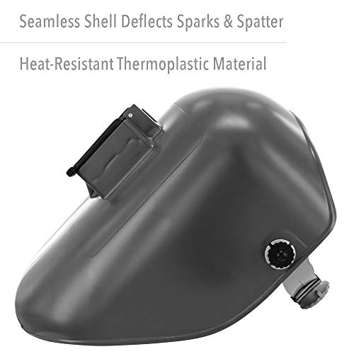 Fibre-Metal by Honeywell Tigerhood Classic Thermoplastic Welding Helmet, Gray (906GY)