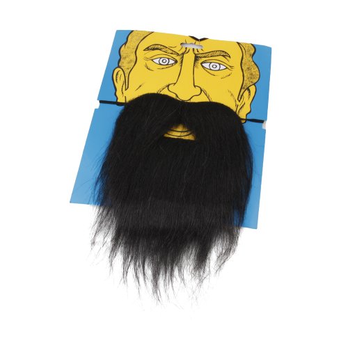Apollo23 Fake Mustache, False Beard, Dress Up at Halloween (This Product is Not Intended for Children Under 3 Years Old)