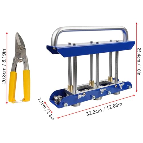 Cintreuse à rouleaux pour tôle machine à cintrer portable 90° - 7