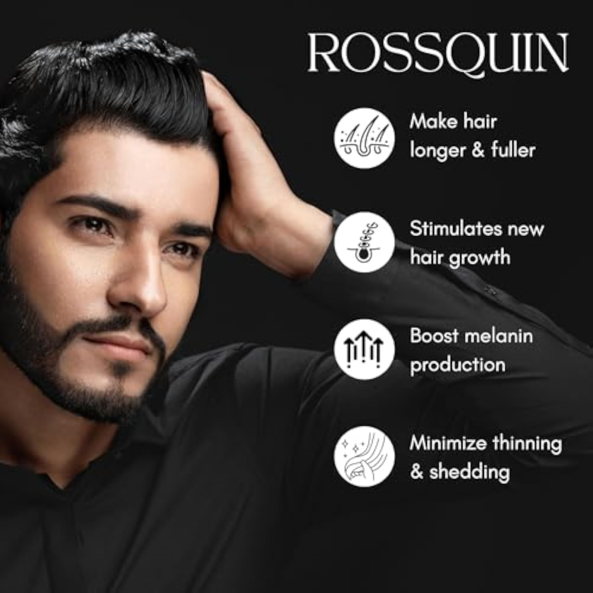 Rossderma Rossquin Advanced Hair Growth Serum, 60ml