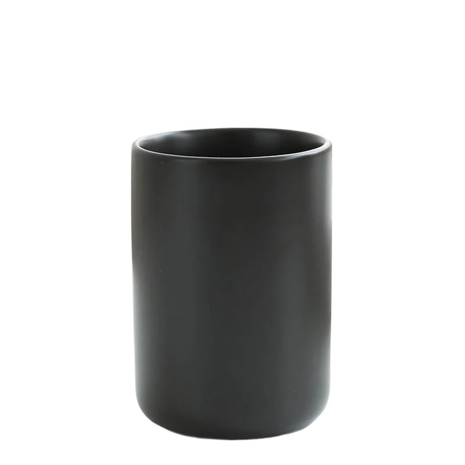 4Pcs Simple Mouthwash Cup Bathroom Accessories Solid Color Toothbrush Wash Household Supplies For Travel And Camping(Black)