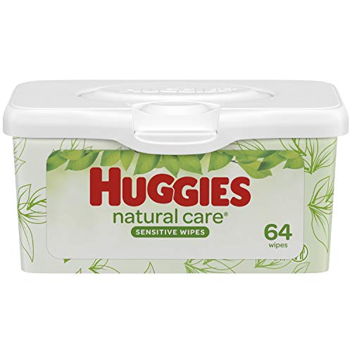 Huggies Natural Care Fragrance Free Baby Wipes Tub, 64 ct