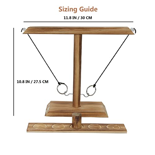 Ring Toss Games For Adults, Fun Hook And Ring Game, Handmade Wooden Interactive Game For Home, Bars And Party 2023 Newly Classic Large Size #TOP4
