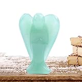 Amethyst-Engel-Statue | handgeschnitzter heilender Schutzengel, ausdrucksstarker Frieden, Edelstein, Engel, Statue, Dekoration für Zuhause, Wohnzimmer, Schlafzimmer, Büro, Schreibtisch, Dekoration