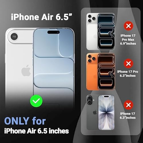 Image of iPhone 17 Air Silicone Magsafe Case | Shock Proof Design & Camera Protection | Premium Rubberised Apple iPhone 17 Air Cover (Microfiber Lining) | Magnetic Liquid Silicone - Navy Blue