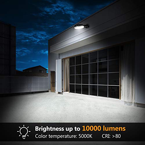 Xesegeip Led Barn Light, 2 Pack 100W Dusk To Dawn Outdoor Lighting 10000Lm 5000K Daylight Ip65 Waterproof Outdoor Security Lights For Garage Yard Warehouse, Commercial Street & Area Lighting #TOP3