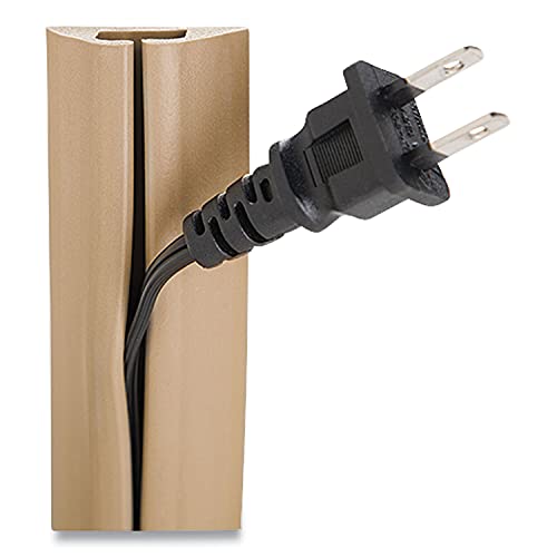 5 FT Compact Single Channel Cord Cover Cable Protector for Floor, Beige