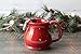 SHS Collection USA Handmade 12oz Coffee Mug Potbelly (Red)