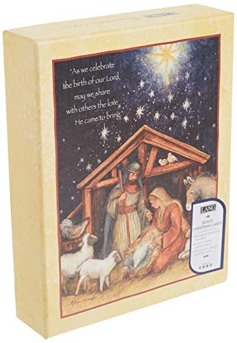 Lang 1004674 - "Holy Family", Boxed Christmas Cards, Artwork By Susan Winget" - 18 Cards, 19 Envelopes - 5.375" X 6.875" #TOP4