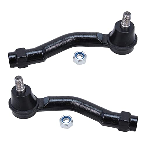 Image of Detroit Axle - Front End 10pc Suspension Kit for 05-10 Hundai Tucson Kia Sportage, 2 Lower Control Arms 2 Ball Joints 4 Outer & Inner Tie Rods 2 Sway Bars 2005 2006 2007 2008 2009 2010 Replacement